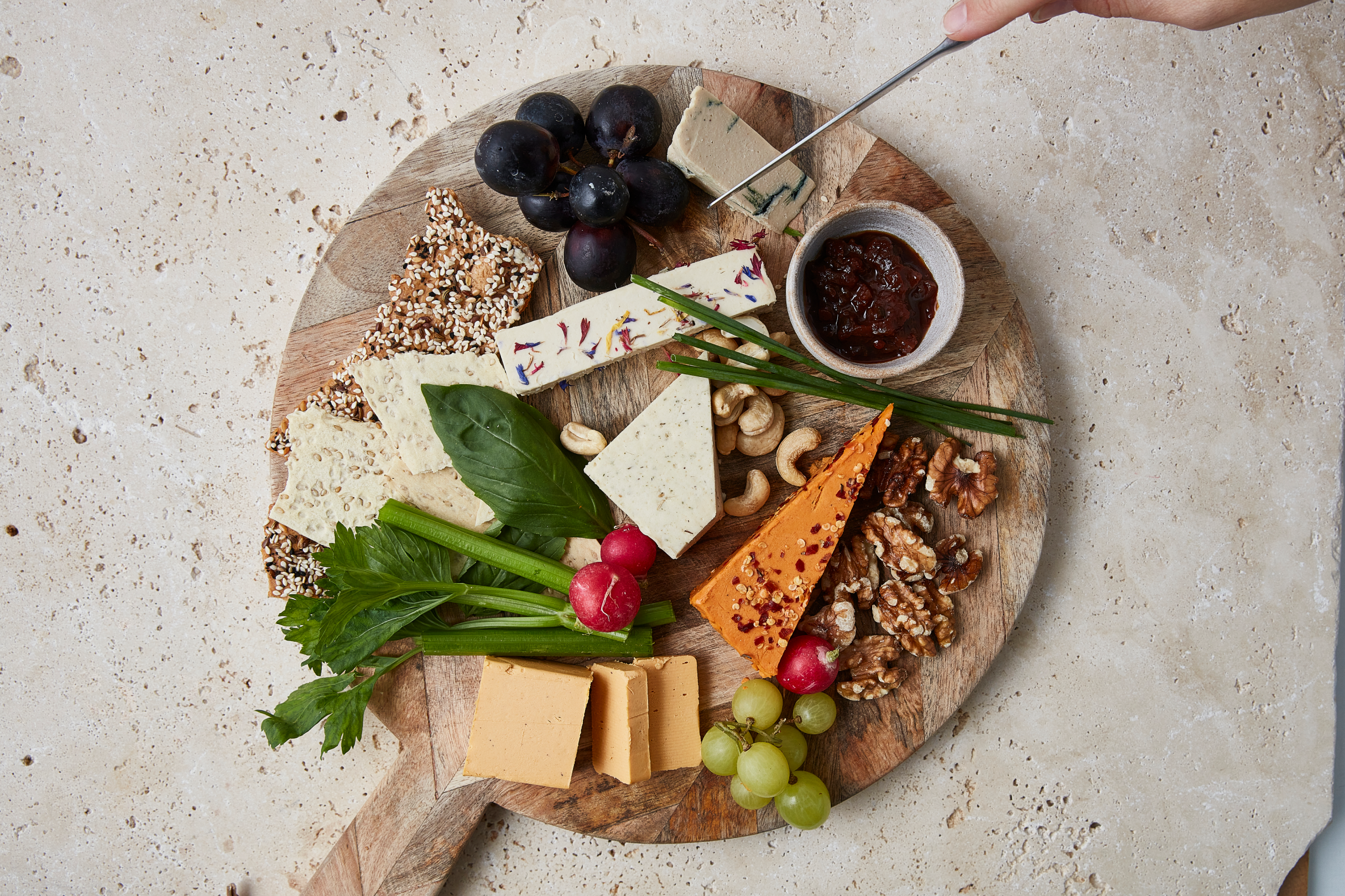 A cheeseboard